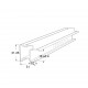 J6 HANDLE SET FOR A DOOR 18mm - 259 CABINET SLIDING DOORS m.006 / 50kg
